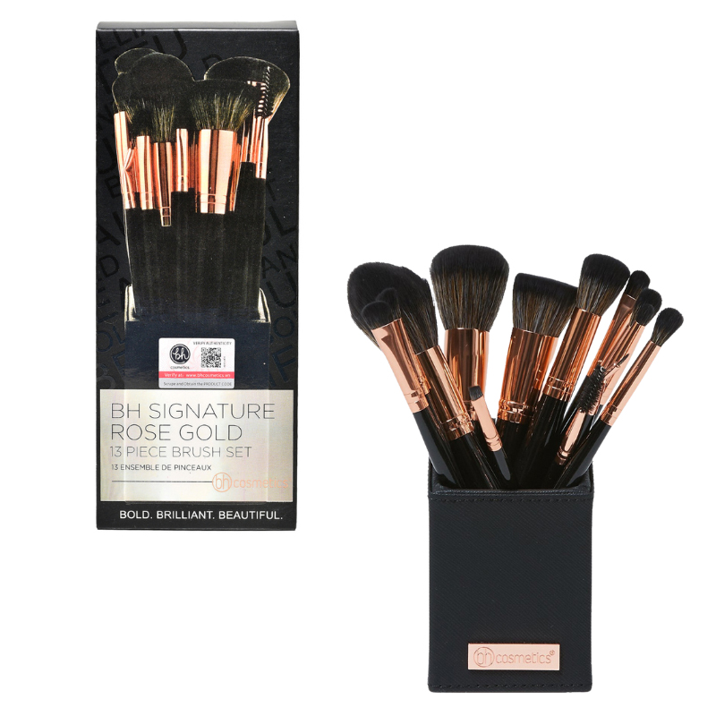 Bộ cọ trang điểm bh signature rose gold 13 piece brush set