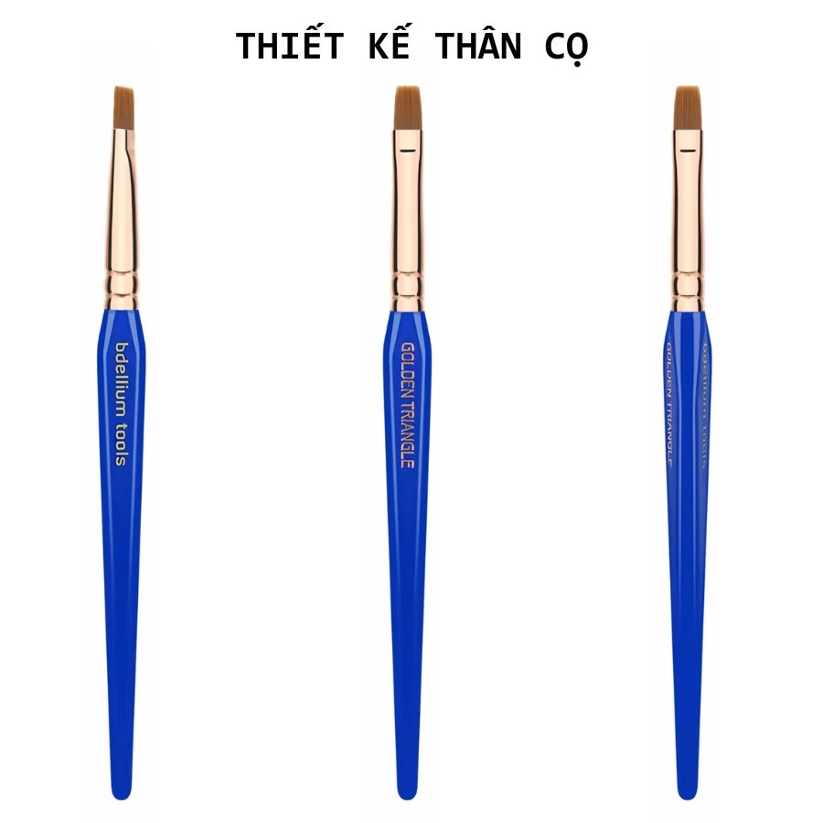 Cọ Trang Điểm Môi Chuyên Nghiệp Bdellium Tools Golden Triangle B546 Square Lip