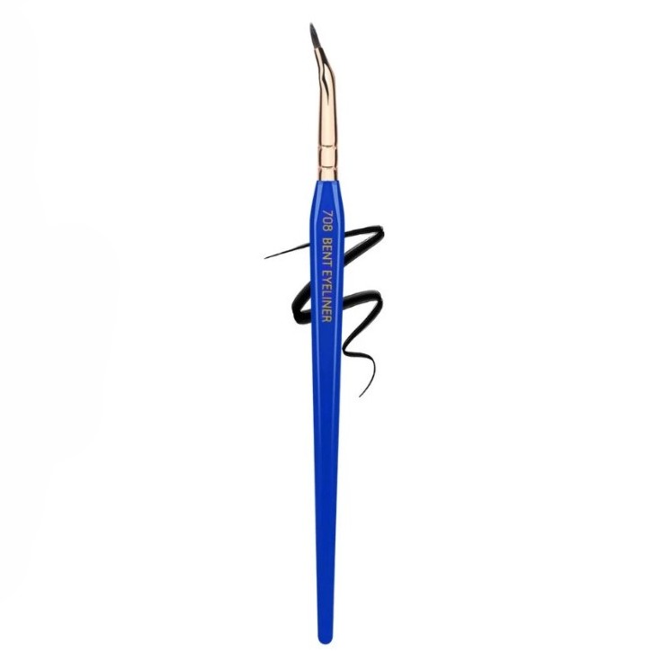 Cọ Kẻ Eyeliner Chuyên Nghiệp Đầu Gấp Bdellium Tools Golden Triangle B708 Bent Eyeliner