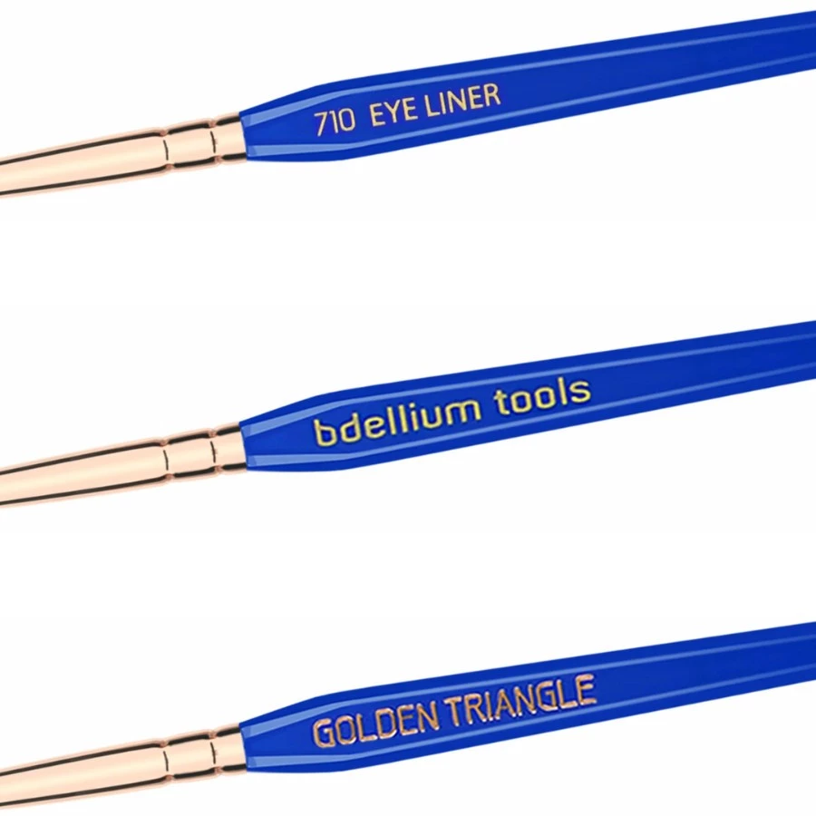 Cọ Che Khuyết Điểm Đầu Nhỏ Bdellium Tools Golden Triangle B710 Eye Liner