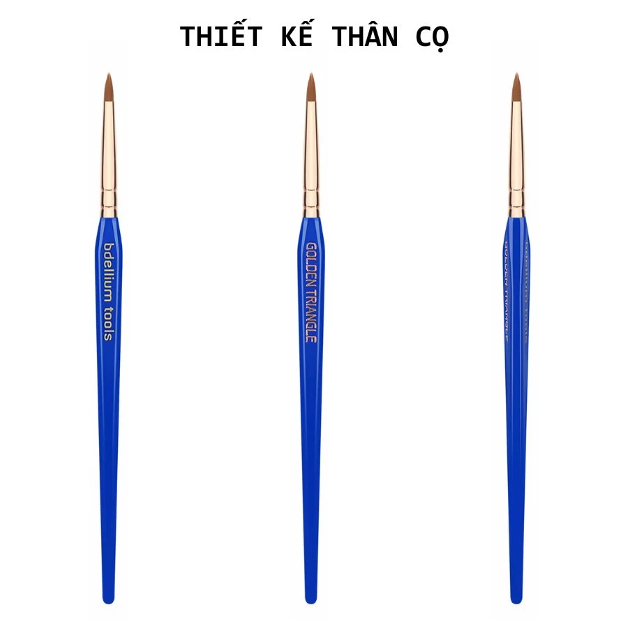Cọ Che Khuyết Điểm Đầu Nhỏ Bdellium Tools Golden Triangle B710 Eye Liner