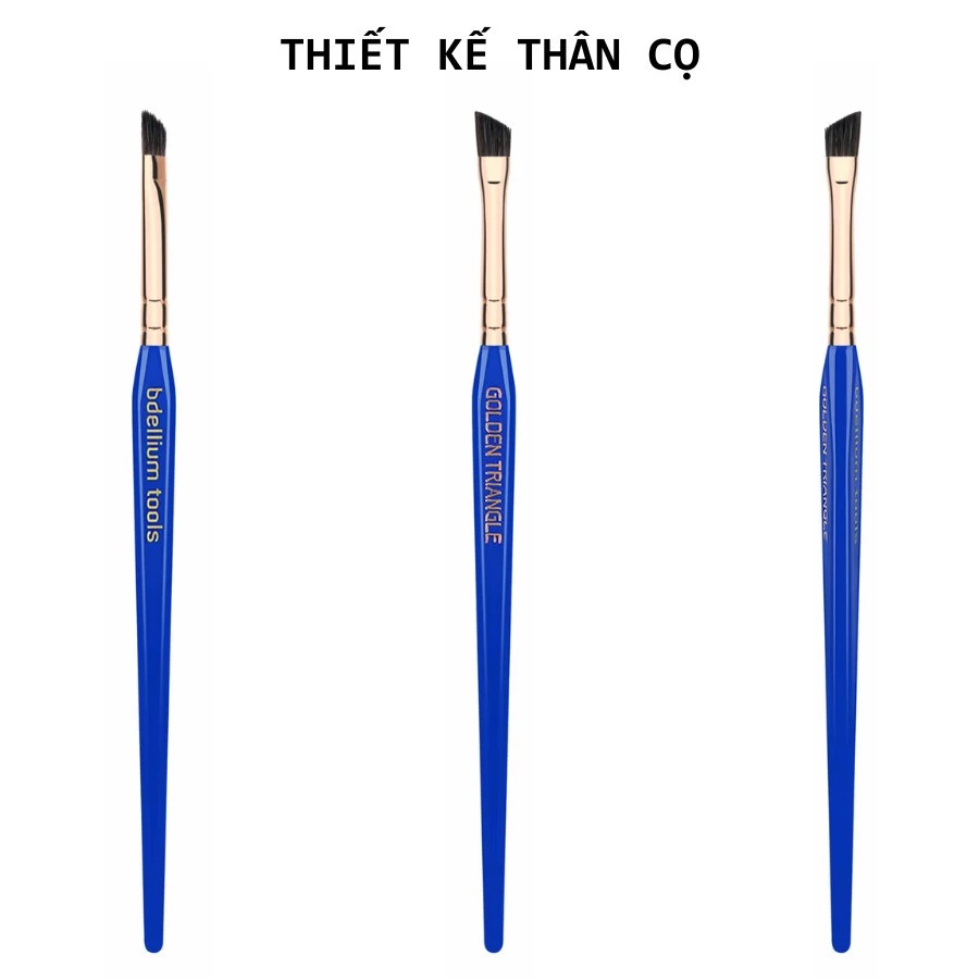 Cọ Phẩy Sợi Lông Mày Bdellium Tools Golden Triangle B763 Angled Brow