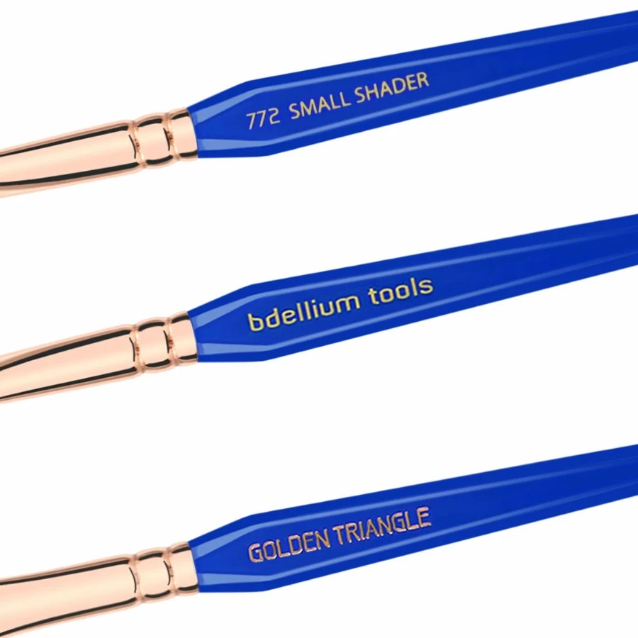 Cọ Tán Màu Mắt Nhỏ Bdellium Tools Golden Triangle B772 Small Shader
