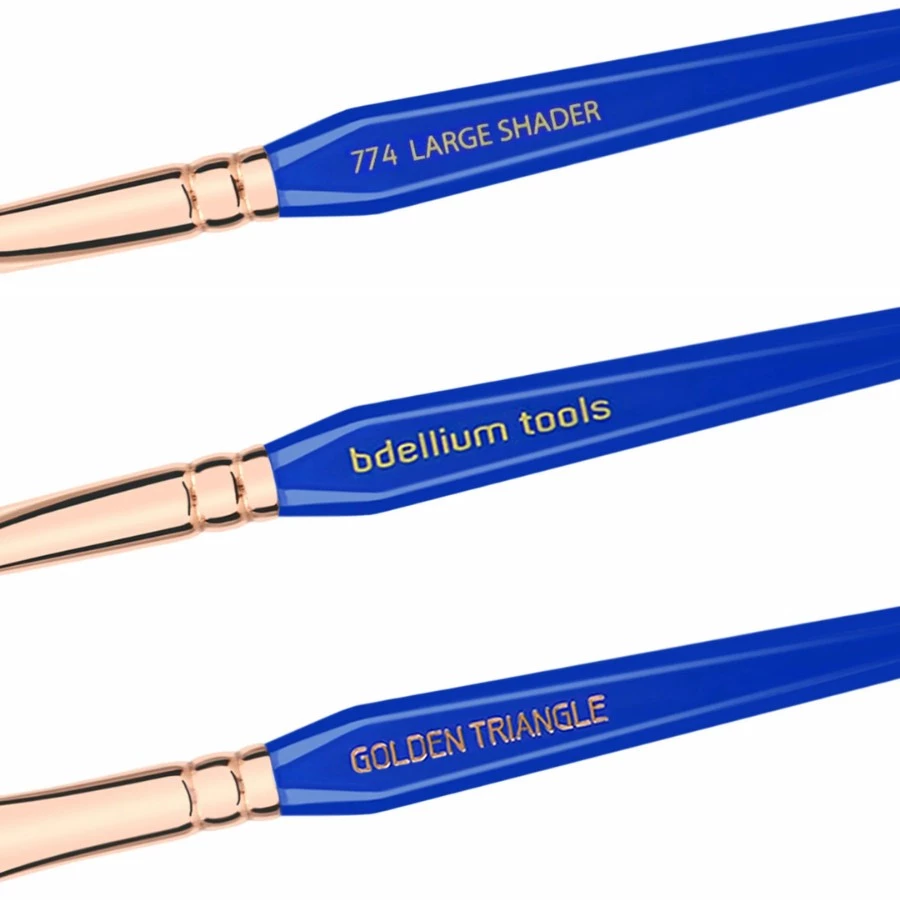 Cọ Tán Bầu Mắt Bdellium Tools Golden Triangle B774 Large Shader