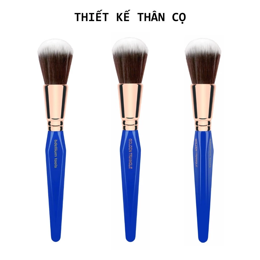 Cọ Phủ Phấn Dạng Nén Và Bột Cho Da Lỗ Chân Lông To Bdellium Tools Duo Fibre Powder Blending B958