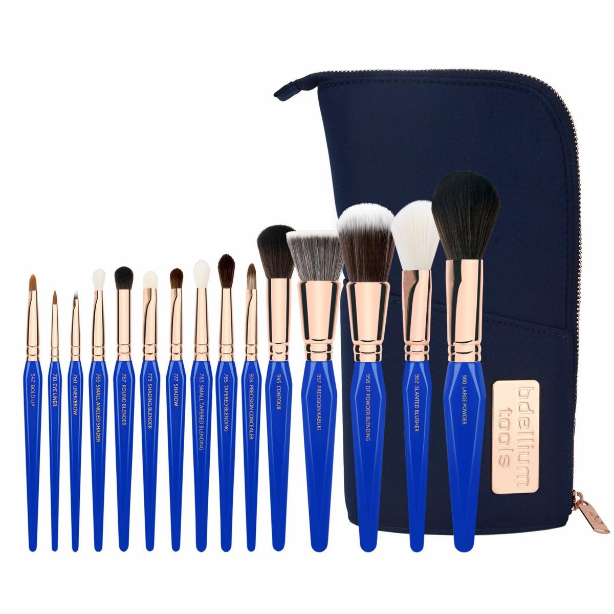 Bộ Cọ Trang Điểm 15 Cây Bdellium Tools Golden Triangle Phase I