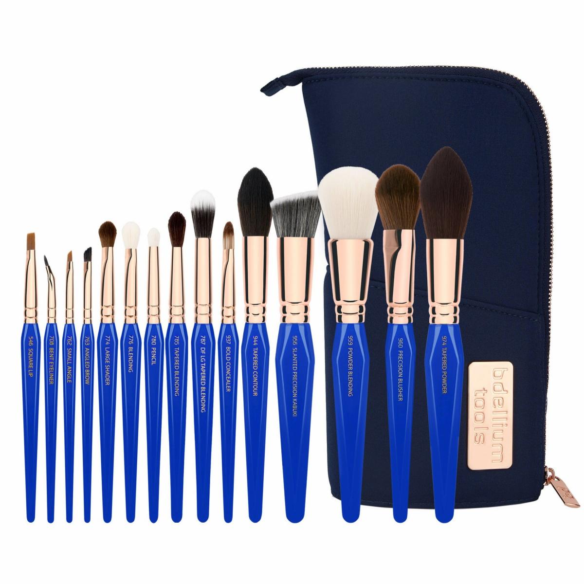 Bộ Cọ Trang Điểm 15 Cây Bdellium Tools Golden Triangle Phase II