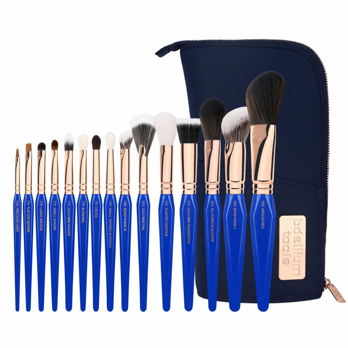 Bộ Cọ Trang Điểm 15 Cây Bdellium Tools Golden Triangle Phase III