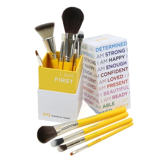 Bộ cọ bdellium tools 10 cây STUDIO I AM FIRST BRUSH SET WITH BRUSH HOLDER
