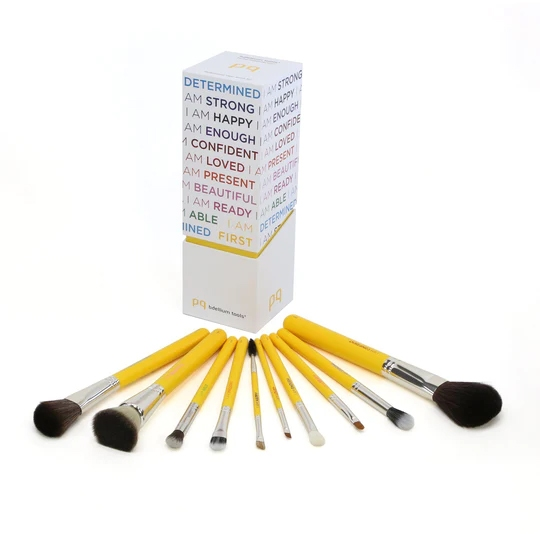 Bộ cọ bdellium tools 10 cây STUDIO I AM FIRST BRUSH SET WITH BRUSH HOLDER