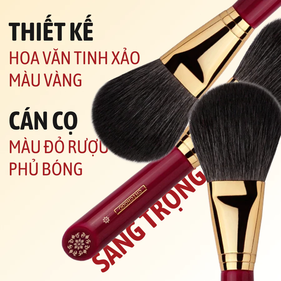 Cọ Phủ Phấn/Bronzer/Má Hồng CHICHODO Blush & Bronzer Brush C101