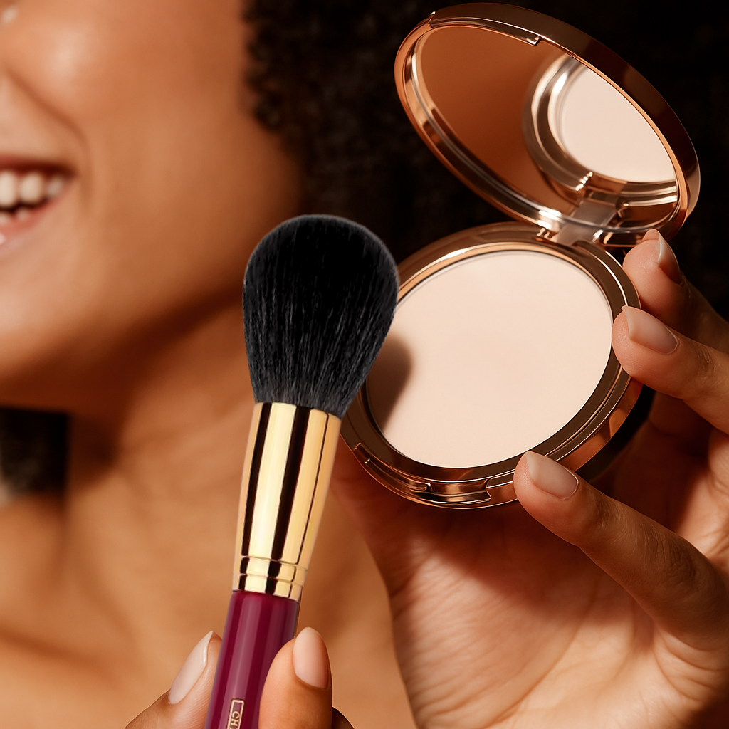 Cọ Phủ Phấn Tán Phấn Nén/Phấn Bột CHICHODO All Over Face Brush C103 Lông Mềm Bám Phấn