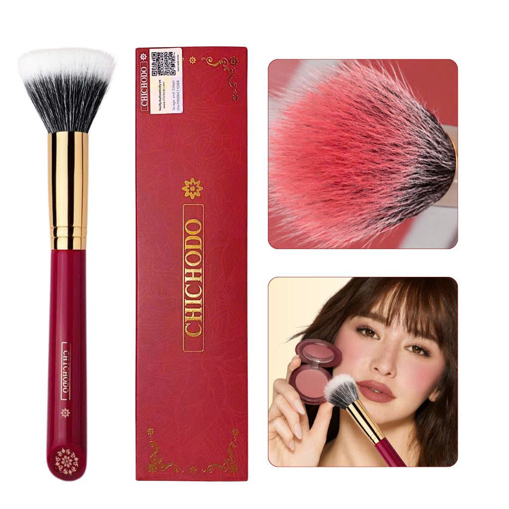 Cọ Tán Má Hồng – Phấn Phủ – Phấn Nền CHICHODO Finishing Brush C105 Lông Mềm Mịn Cao Cấp