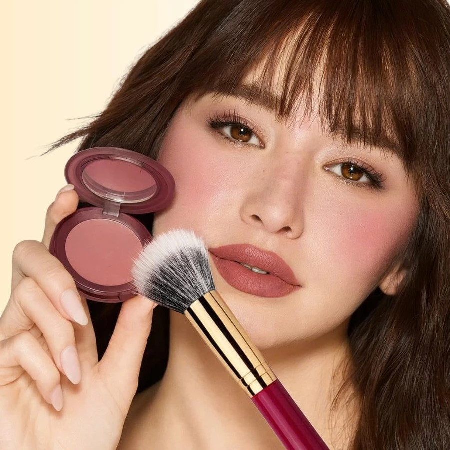 Cọ Tán Má Hồng – Phấn Phủ – Phấn Nền CHICHODO Finishing Brush C105 Lông Mềm Mịn Cao Cấp