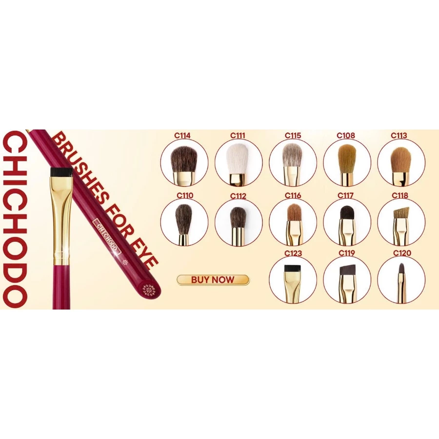 Cọ Tán Viền Mắt Dưới/Kẻ Liner Đuôi Mắt CHICHODO Smudge C117