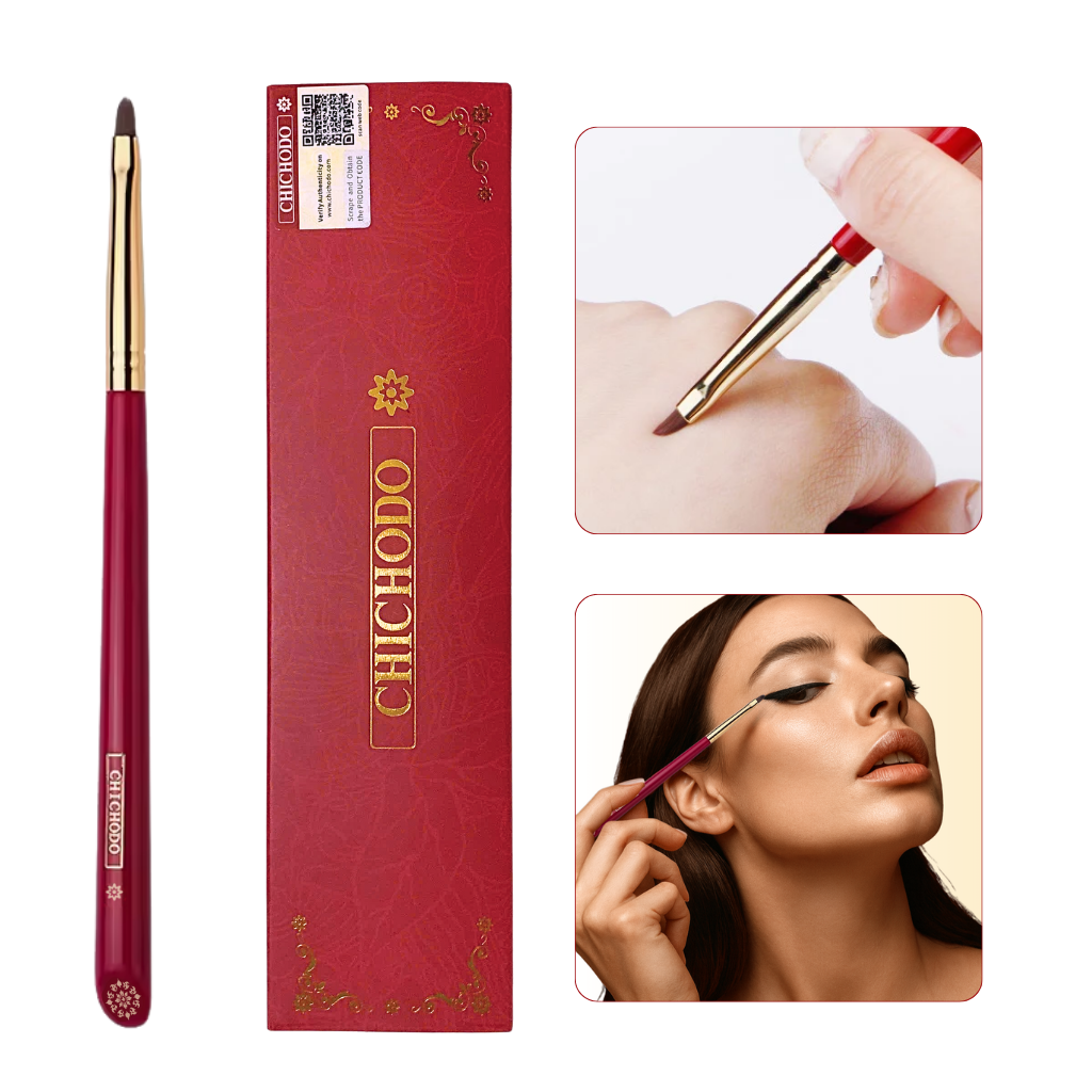 Cọ Trang Điểm Kẻ Liner/Vẽ Viền Môi CHICHODO Precision Liner C120 – Lông Mềm, Đầu Nhọn Chuẩn Nét