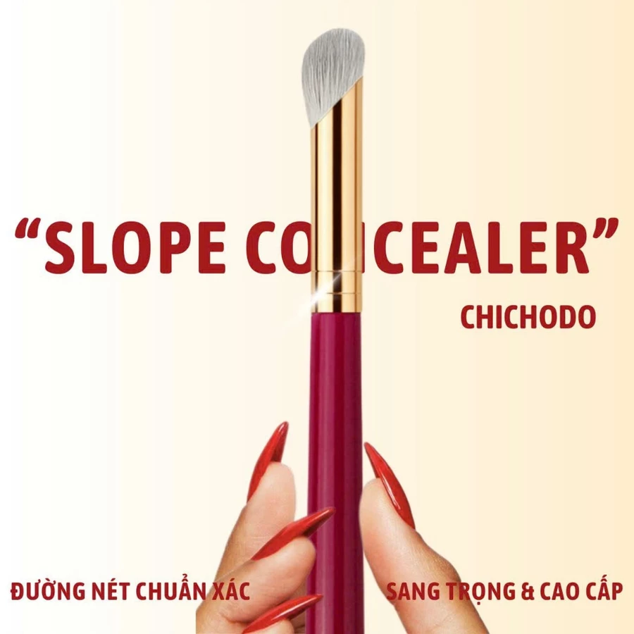 Cọ Che Khuyết Điểm/Highlight/Khối Mũi CHICHODO Slope Concealer Brush C125