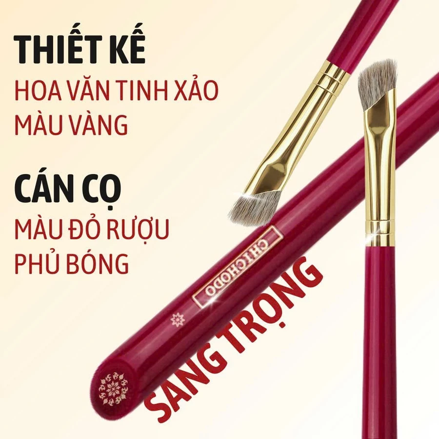 Cọ Khối Mũi Đầu Vát/Highlight Vùng Nhỏ CHICHODO Big Angled Nose Shadow C128