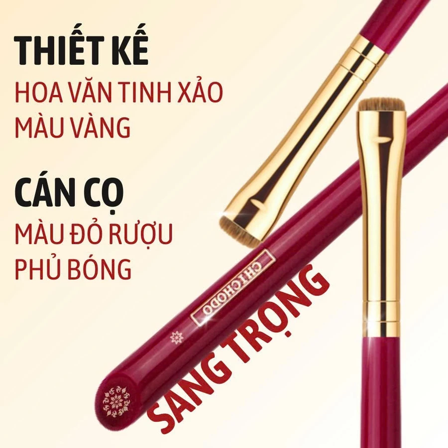 Cọ Kẻ Mắt/Vẽ Bọng Mắt/Kẻ Mày CHICHODO Flat Definer Brush C133