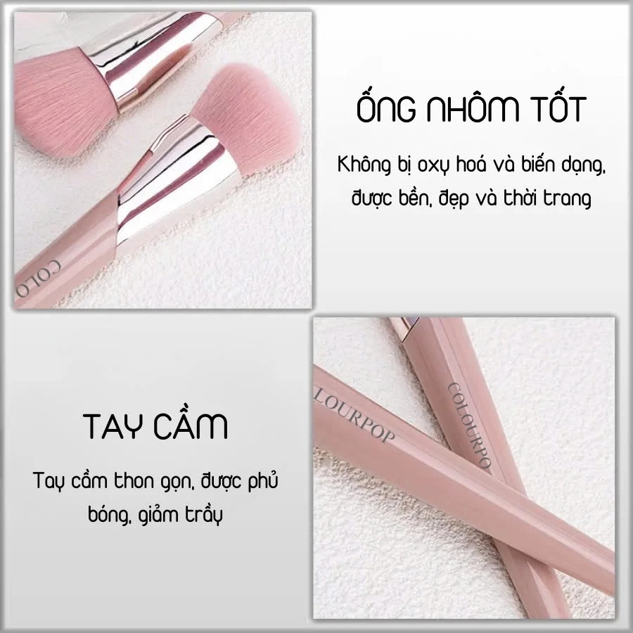 Cọ Đa Năng Tán Kem Nền Và Má Kem COLOURPOP Foundation Brush C103