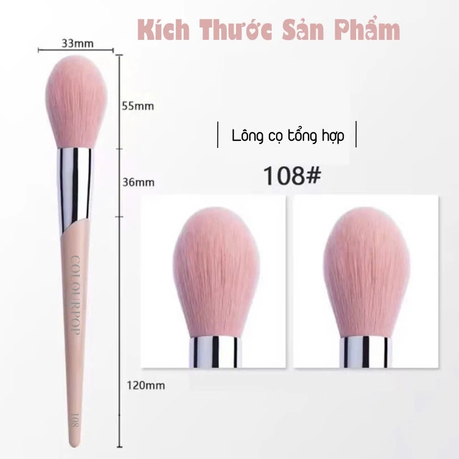  Cọ Phủ Phấn Và Má Hồng COLOURPOP Blush Brush C108