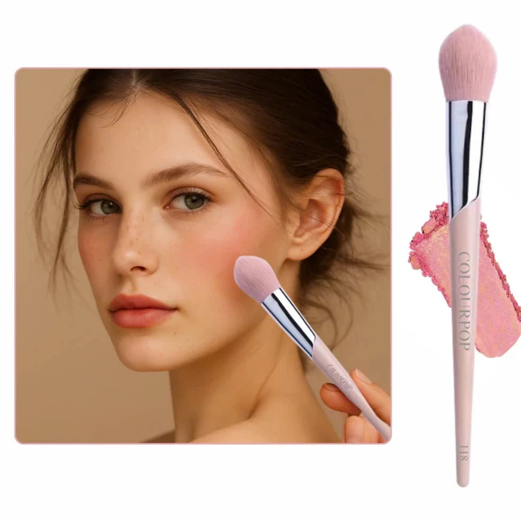 Cọ Má Hồng Và Highlight Dạng Nén COLOURPOP Blush Brush C118