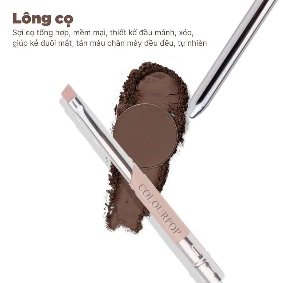  Cọ Chân Mày Đầu Vát Xéo COLOURPOP Eyebrow Brush C124