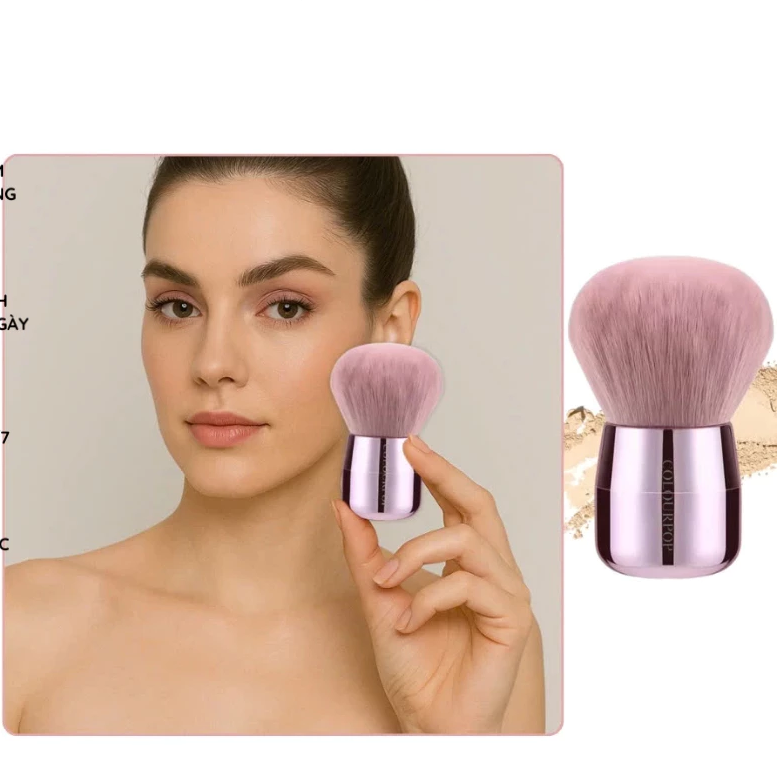Cọ Phủ Phấn Siêu Xinh Colourpop Kabuki Powder Multi purpose C165 Bám Phấn Thiết Kế Đẹp