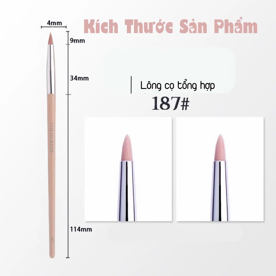 Cọ Kẻ Viền Mắt Và Bọng Mắt COLOURPOP Lip Liner Brush C187