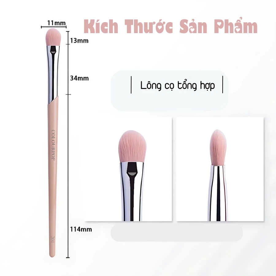 Cọ Tán Mắt Và Che Khuyết Điểm Dạng Kem COLOURPOP Eye Shadow Brush C201