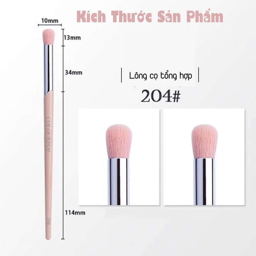Cọ Mắt Tròn Tán Và Nhấn Đuôi COLOURPOP Eye Shadow Brush C204