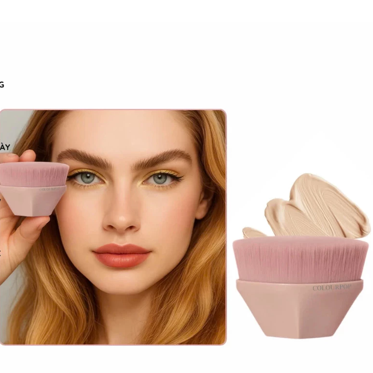 Cọ Tán Kem Nền Và Che Khuyết Điểm COLOURPOP Foundation Brush C209