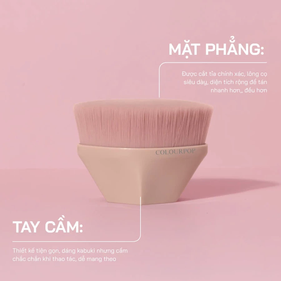Cọ Tán Kem Nền Và Che Khuyết Điểm COLOURPOP Foundation Brush C209