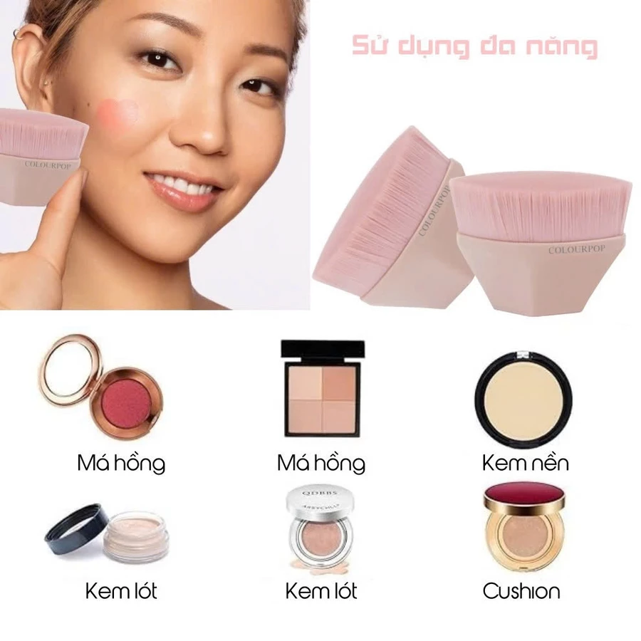 Cọ Tán Kem Nền Và Che Khuyết Điểm COLOURPOP Foundation Brush C209
