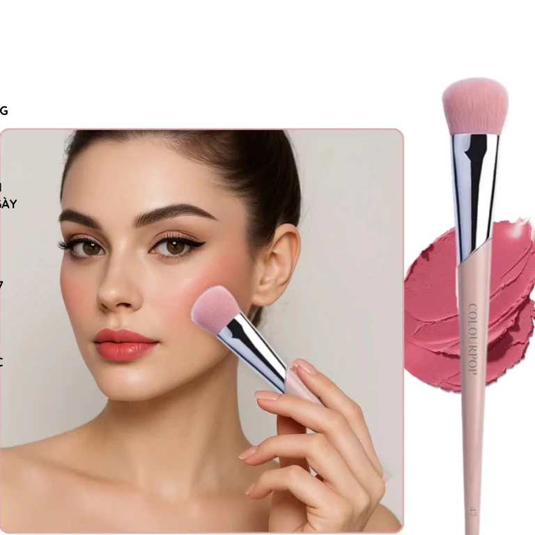  Cọ Kem Nền Đầu Vát Đa Năng COLOURPOP Foundation Brush C47
