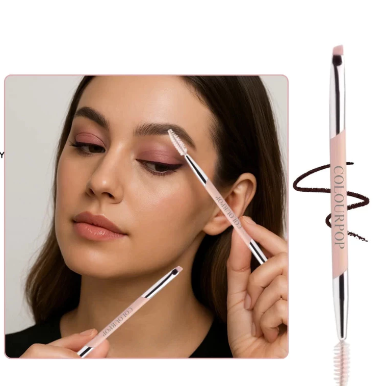 Cọ 2 Đầu Kẻ Sợi Chân Mày Và Chải Mày COLOURPOP Double-Ended Brush CA1