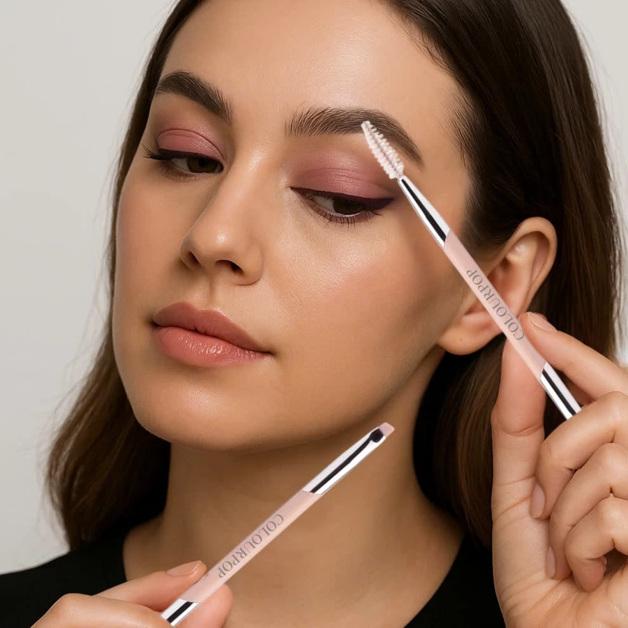 Cọ 2 Đầu Kẻ Sợi Chân Mày Và Chải Mày COLOURPOP Double-Ended Brush CA1
