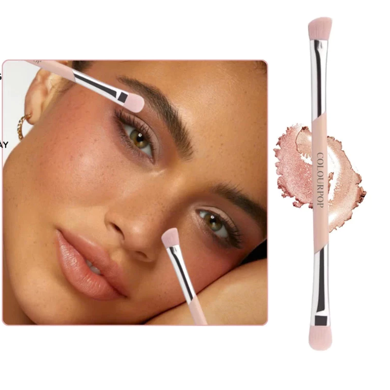 Cọ 2 Đầu Tán Màu Mắt Và Đánh Khối Mũi COLOURPOP Double-Ended Brush CA2