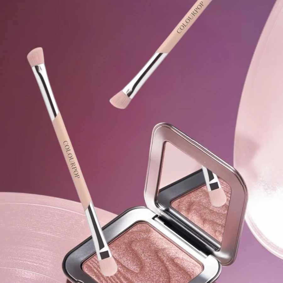 Cọ 2 Đầu Tán Màu Mắt Và Đánh Khối Mũi COLOURPOP Double-Ended Brush CA2