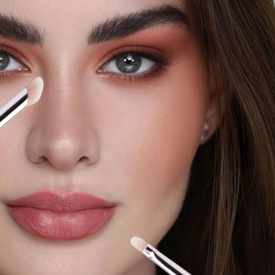 Cọ 2 Đầu Che Khuyết Điểm Tạo Khối Mũi Và Viền Môi COLOURPOP Double-Ended Brush CA5