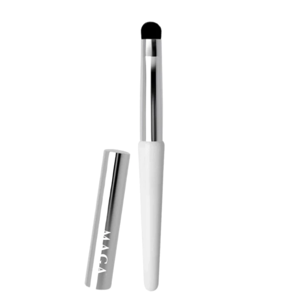 Cọ môi có nắp MAGA LID Lip Brush siêu xịn,Cọ tán son môi đánh son tán mịn màu trắng MA17