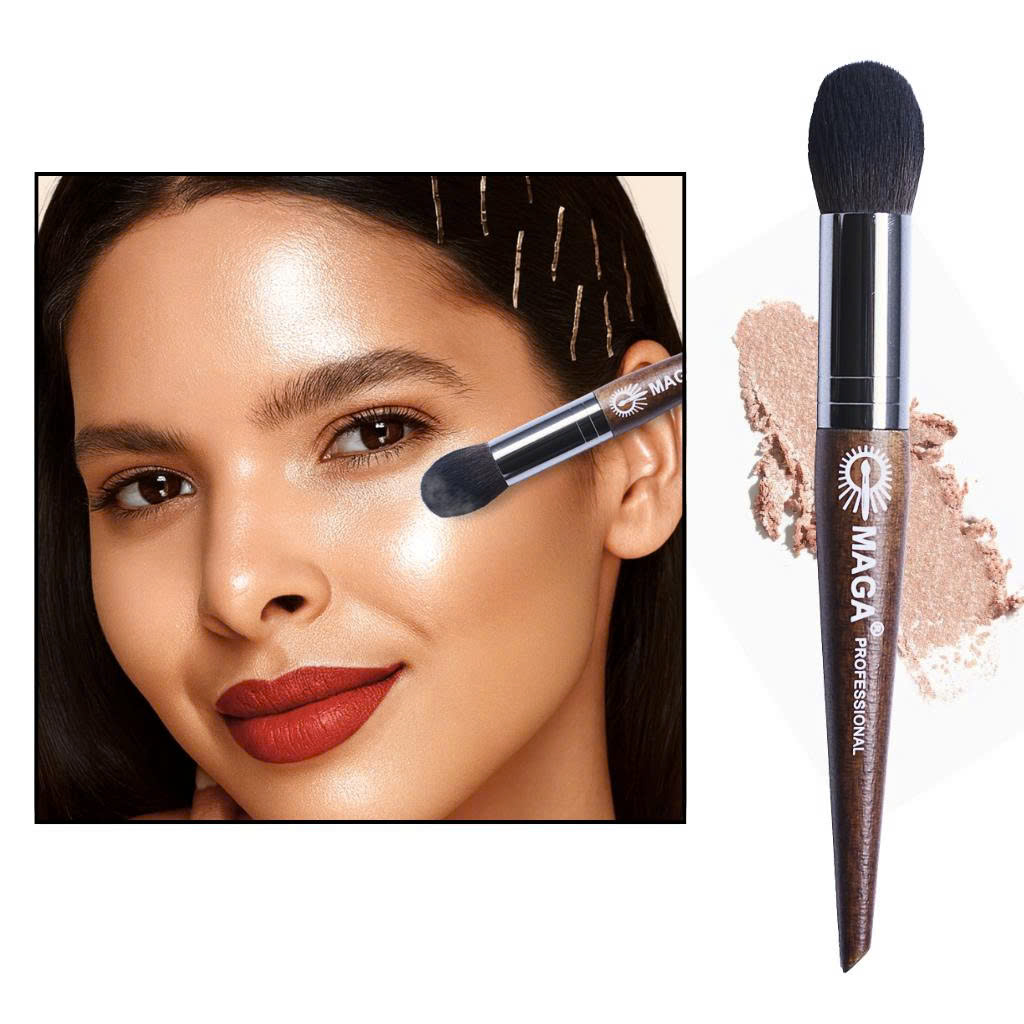 Cọ Tán Má Hồng Kem Highlight MAGA Hightlight Brush Cao Cấp 22 (Mã MA28)