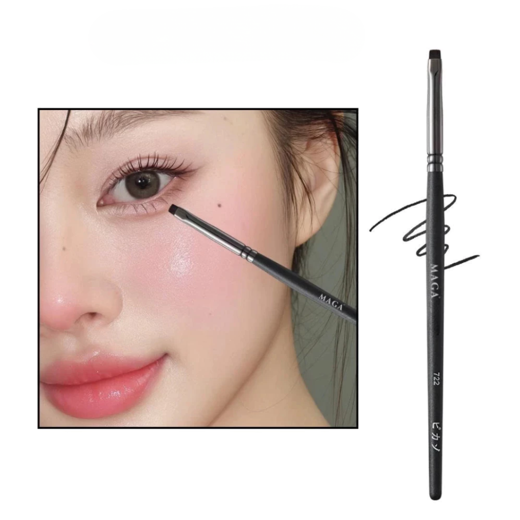 Cọ vẽ bọng mắt vẽ liner siêu dễ MAGA Eyeliner Tapered MA722