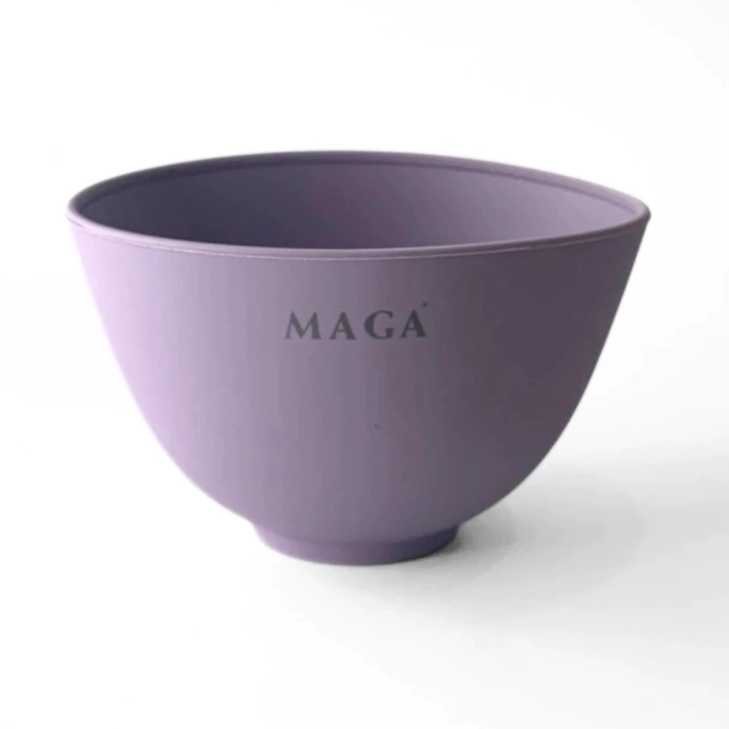 Bát Trộn Mặt Nạ Silicon MAGA Face Mask Mixing Bowl Dụng cụ Thẩm mỹ viện Chuyên dụng Mặt (Tím Nhạt) MAB01