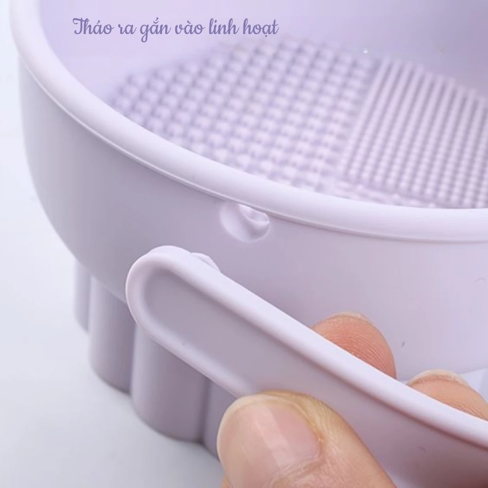 Bát Vệ Sinh Cọ Silicone MAGA 3 In 1 Makeup Brush Cleaner Mat MA112