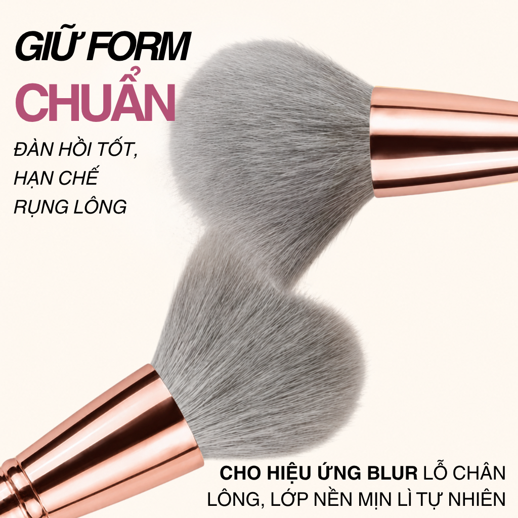 Cọ trang điểm phủ phấn MAGA Large Powder MAGA101