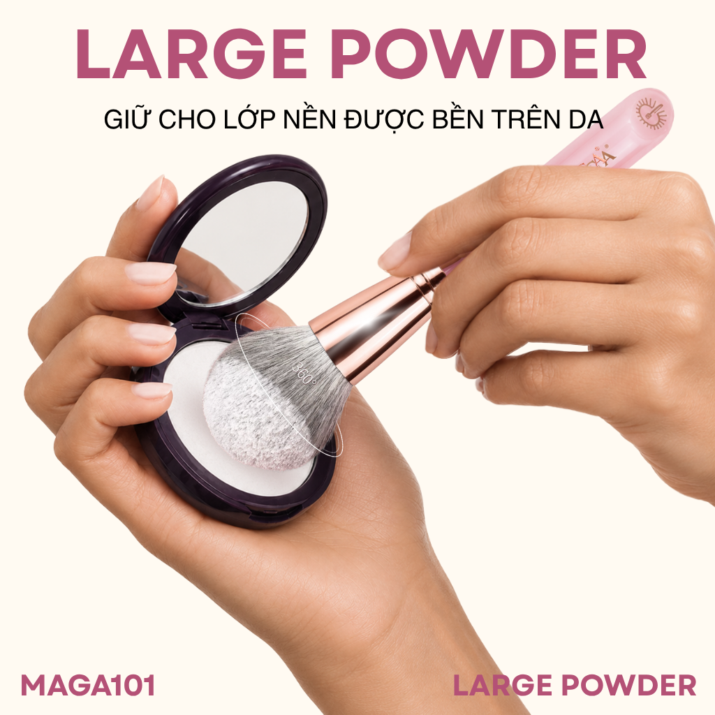 Cọ trang điểm phủ phấn MAGA Large Powder MAGA101