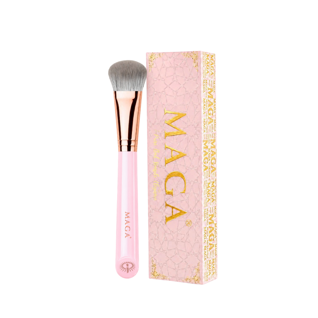Cọ Trang Điểm Má Hồng Kem - Tán Nền - Tạo Khối MAGA Slope Blusher MAGA106