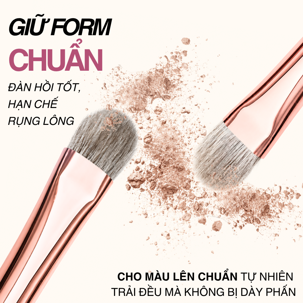 Cọ Blend Màu Mắt - Cọ Tán Màu Mắt MAGA Small Eye Shadow MAGA112