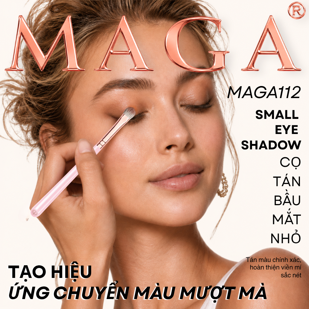 Cọ Blend Màu Mắt - Cọ Tán Màu Mắt MAGA Small Eye Shadow MAGA112